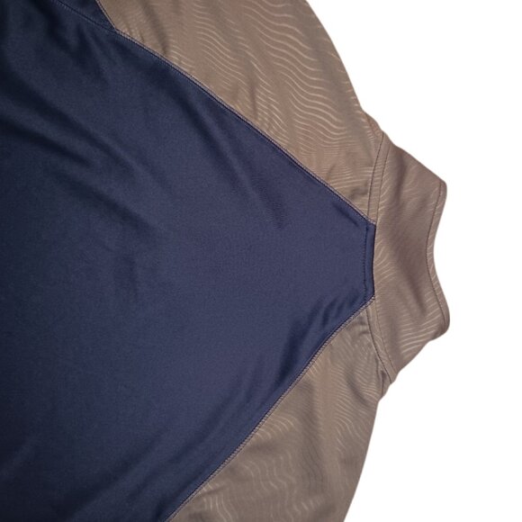 Notre Dame Fighting Irish Mens Large Windbreaker Navy & Gray Long Sleeve NCAA - Picture 2 of 9